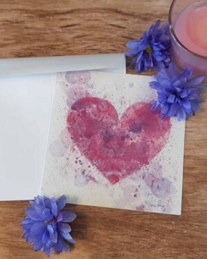 Carte de Voeux "Coeur"
