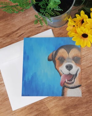 Carte de Voeux "Chien"