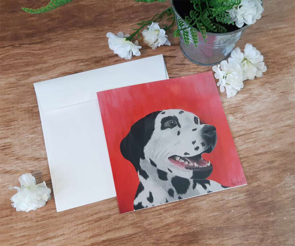 Carte de voeux "Chien"