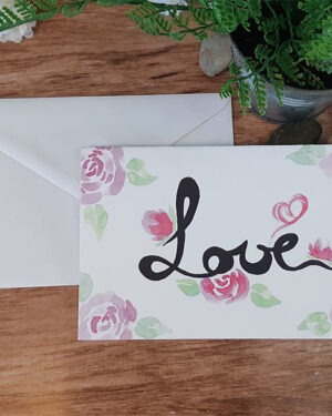 Carte de vœux "Love"