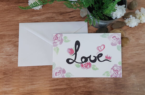 Carte de vœux "Love"