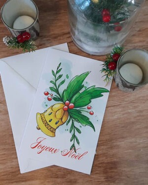 Carte de Noël "Cloches"