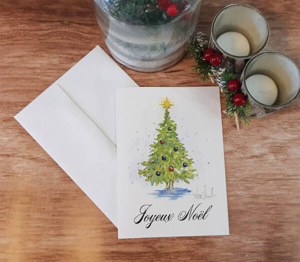 Carte de Noël "Sapin"