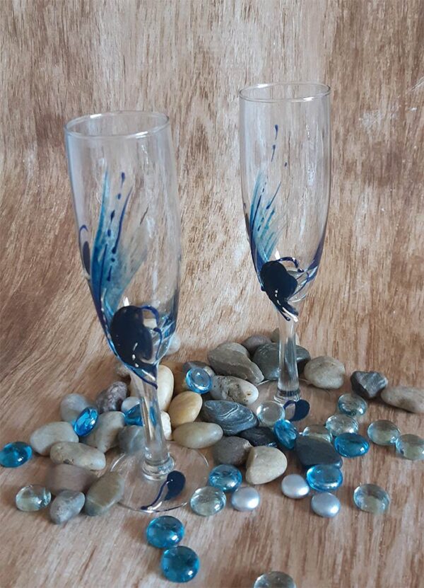 Verres à champagne "Simplicités" ensemble de 2