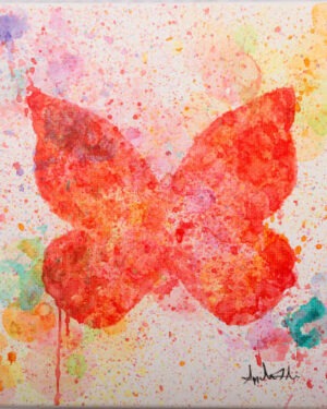 Toile décorative papillon “Explosion”