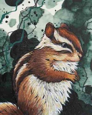 Suisse - Mini toile sur bois